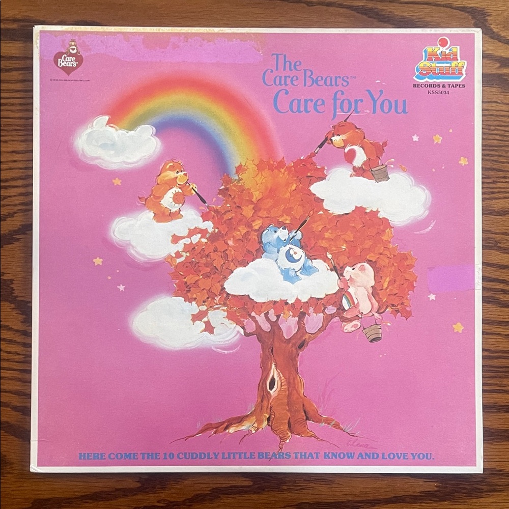 Care Bears Care for You Children’s Vinyl Record LP KSS5034